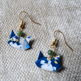 bijoux en origami fait main