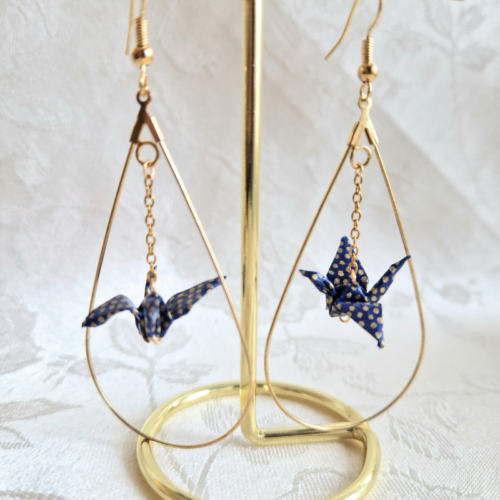 Boucles d'oreilles Grues