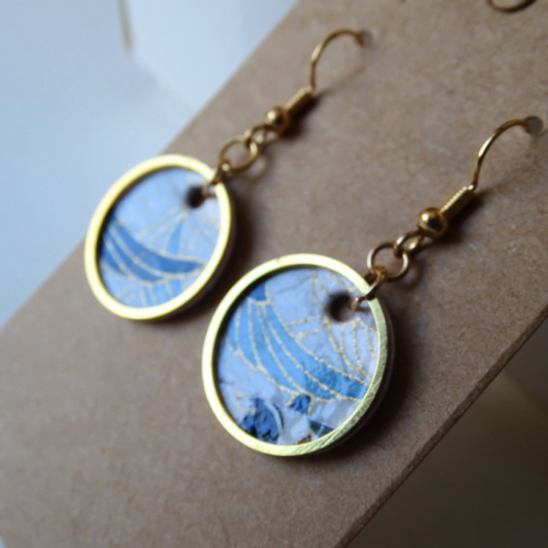 Boucles d'oreilles Aile d'Or