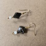 bijoux carré pierre de lune