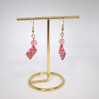 boucles carrés origami