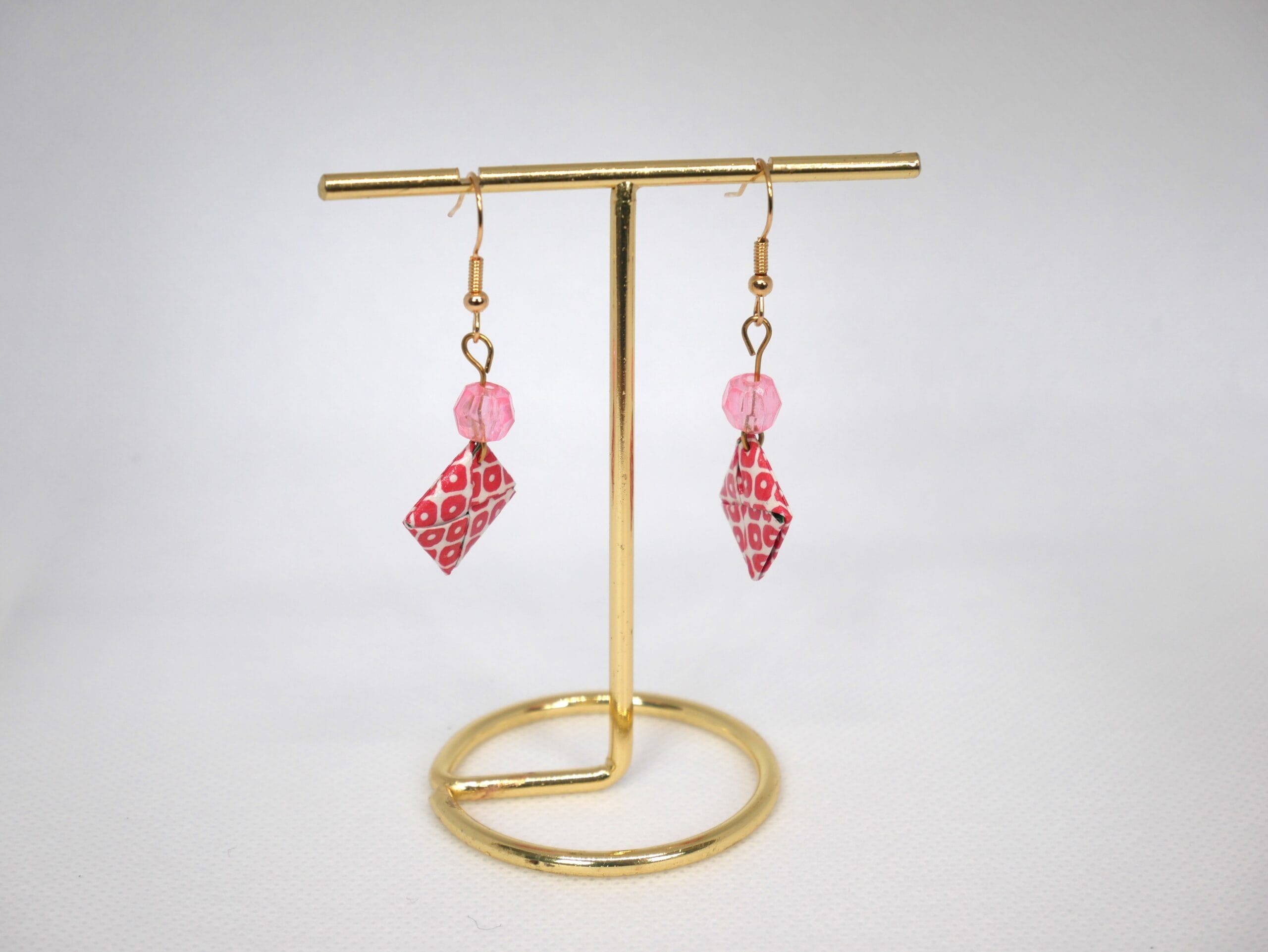 boucles carrés origami