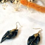 bijoux feuilles origami