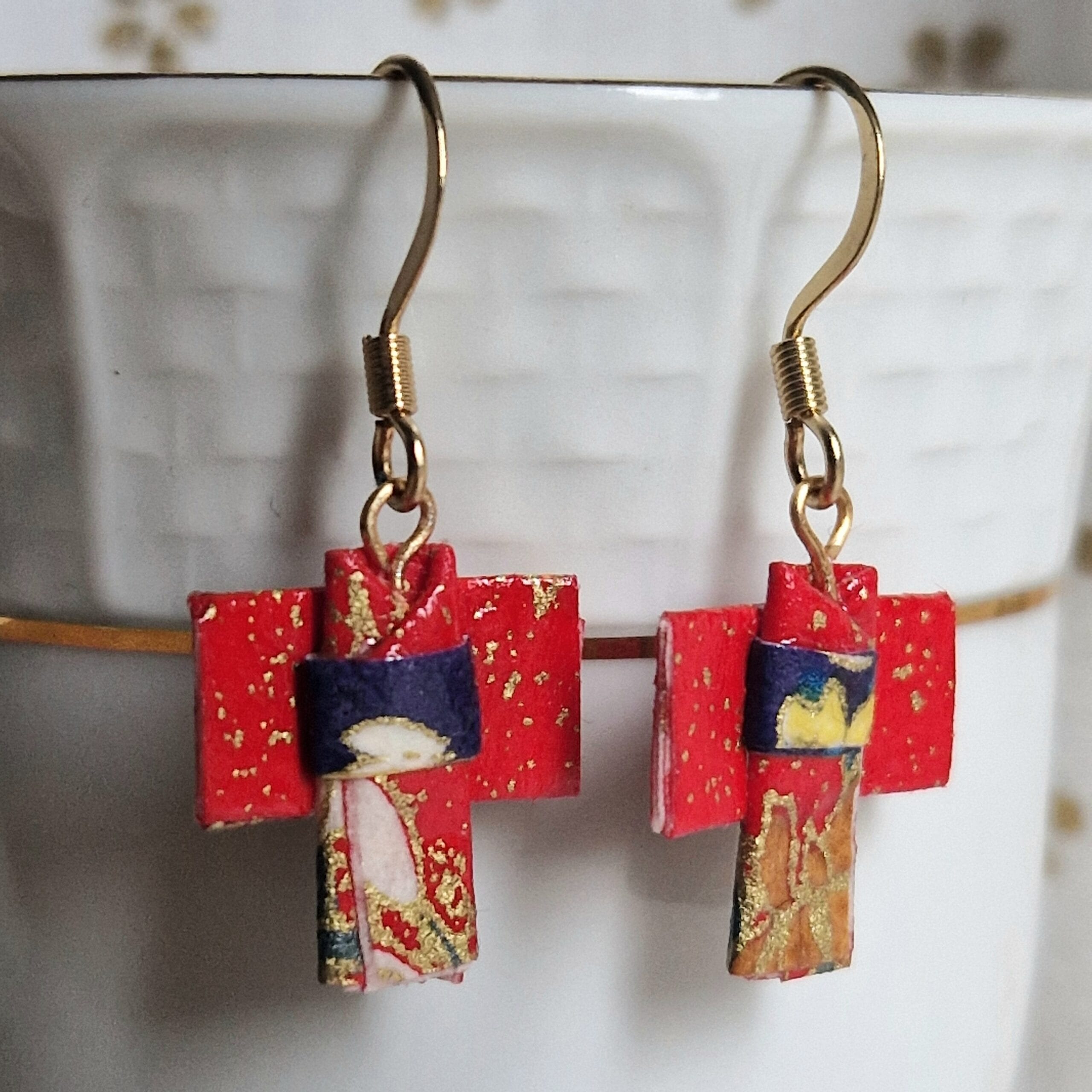 bijoux origami kimono