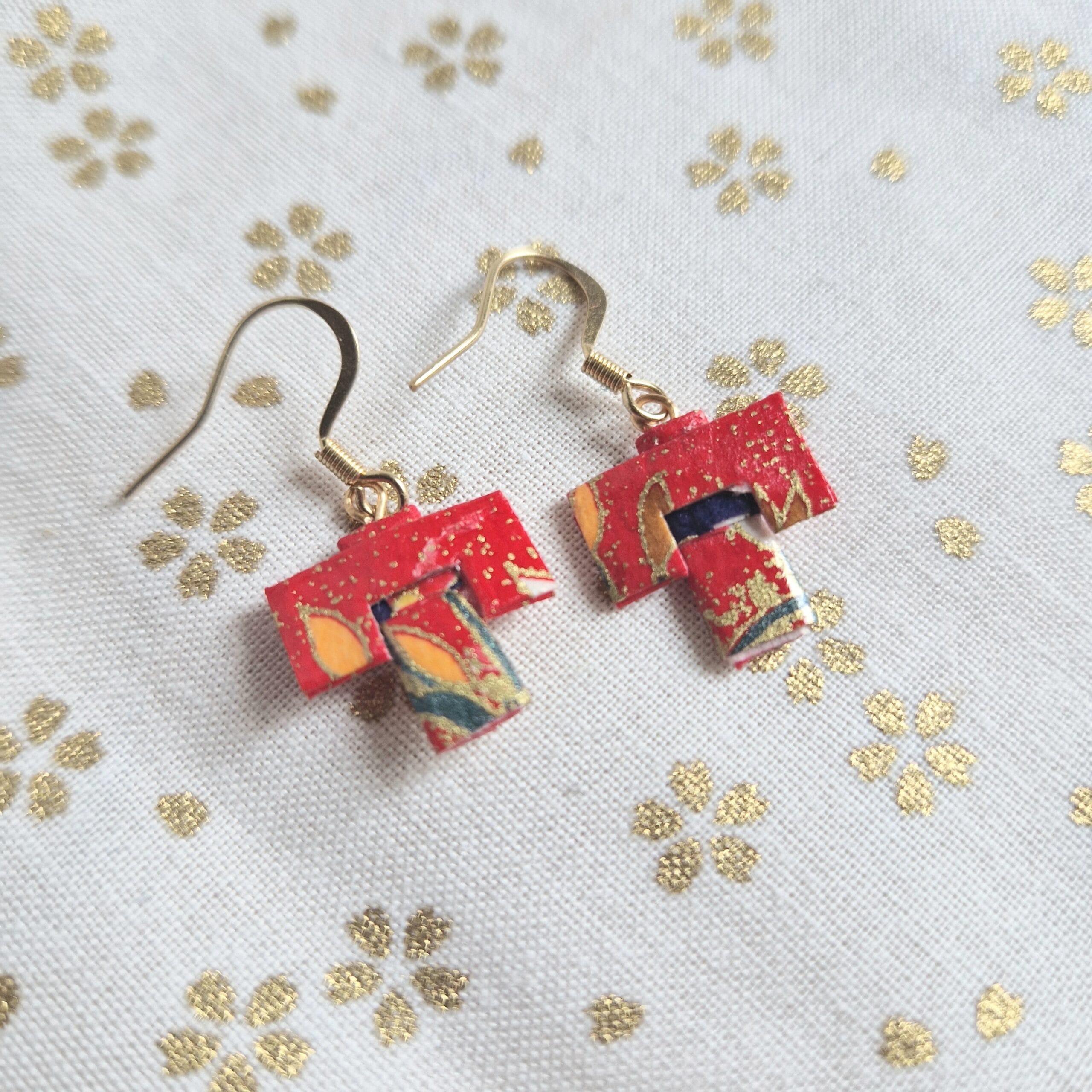 bijoux origami kimono