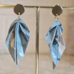 Boucles feuilles origami