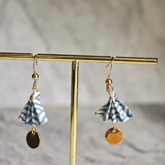 Boucles d’oreilles origami japonaises Mini