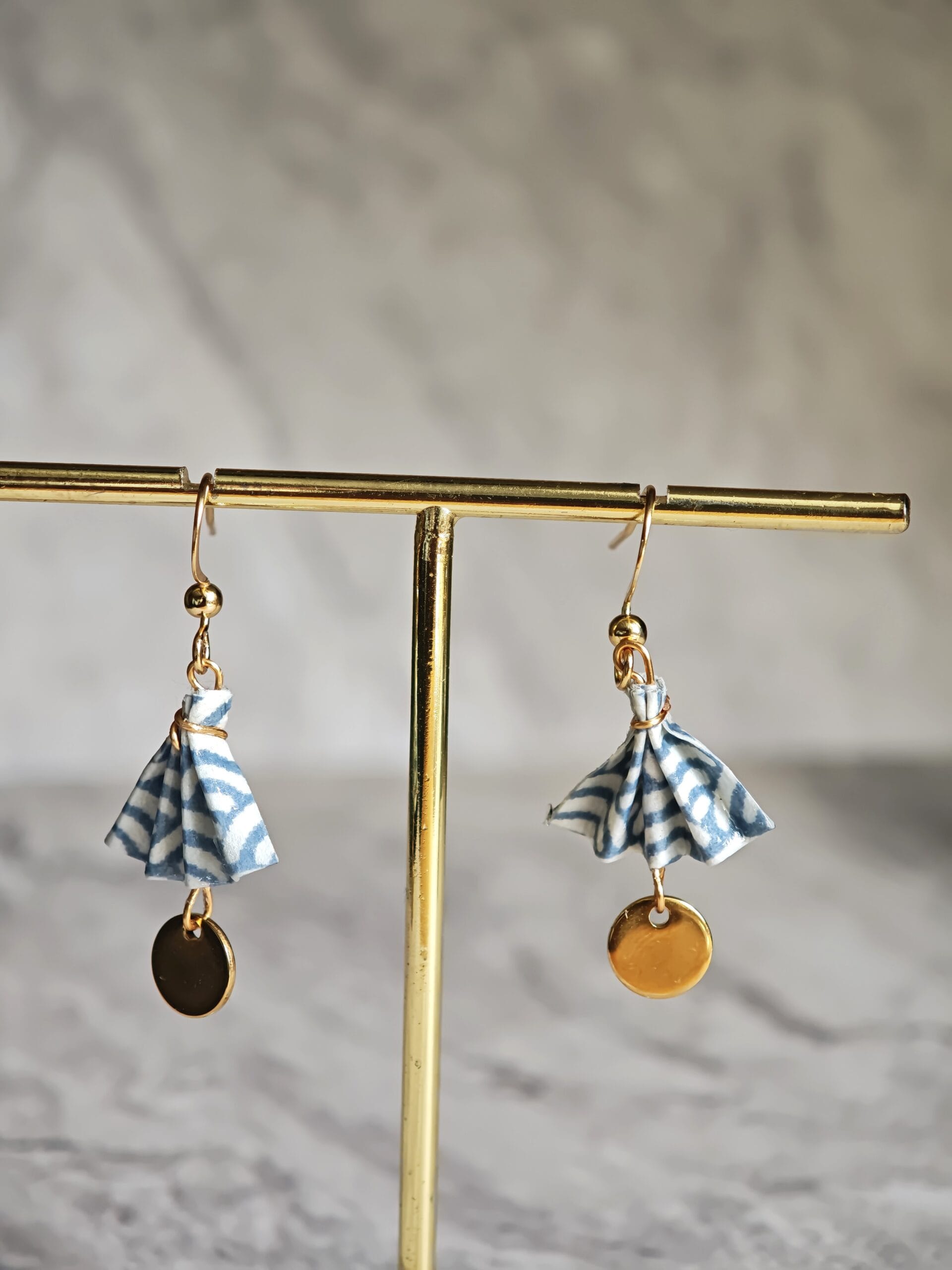 Boucles d’oreilles origami japonaises Mini