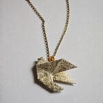 collier origami colombes