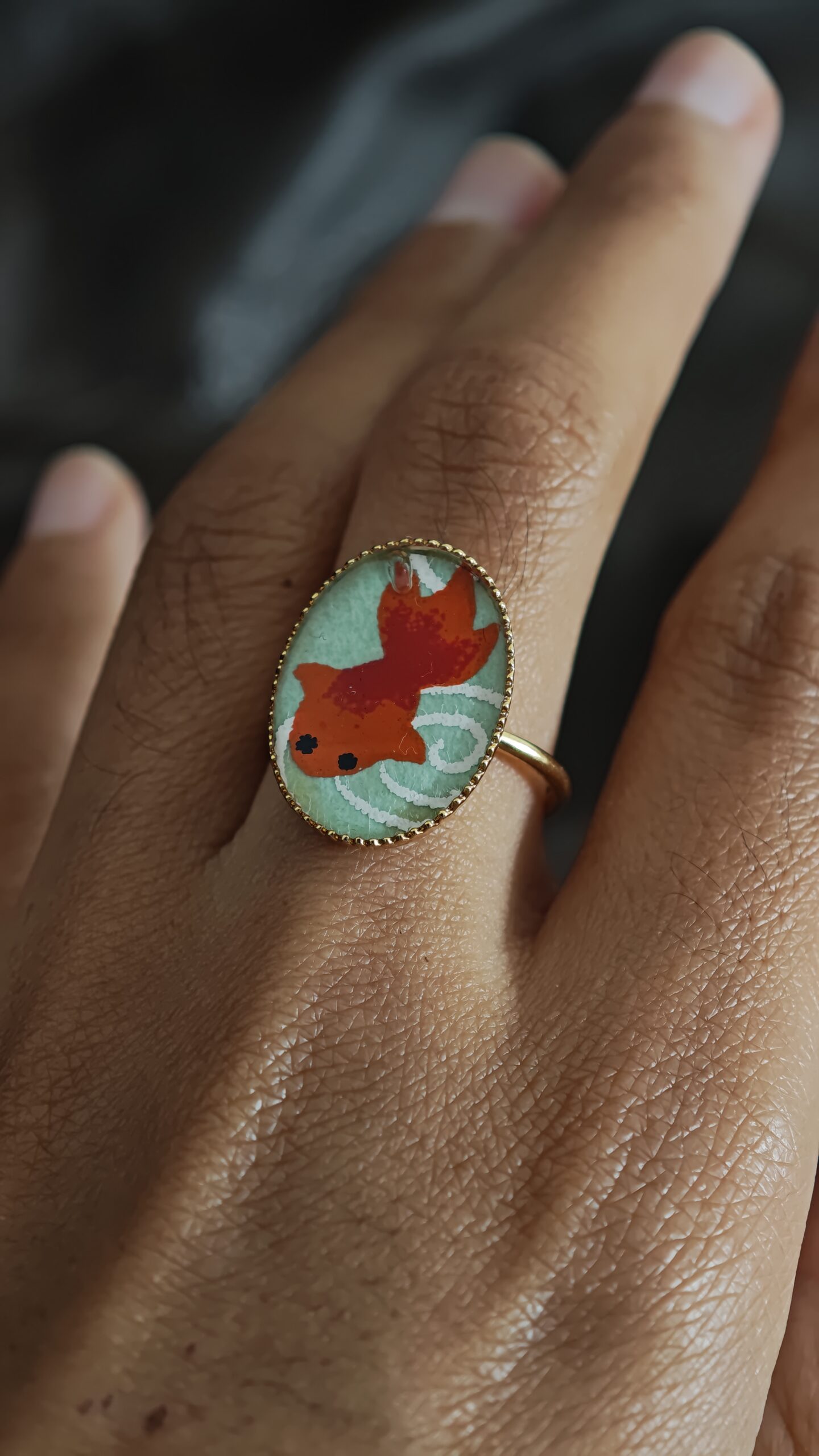 bague carpe koi