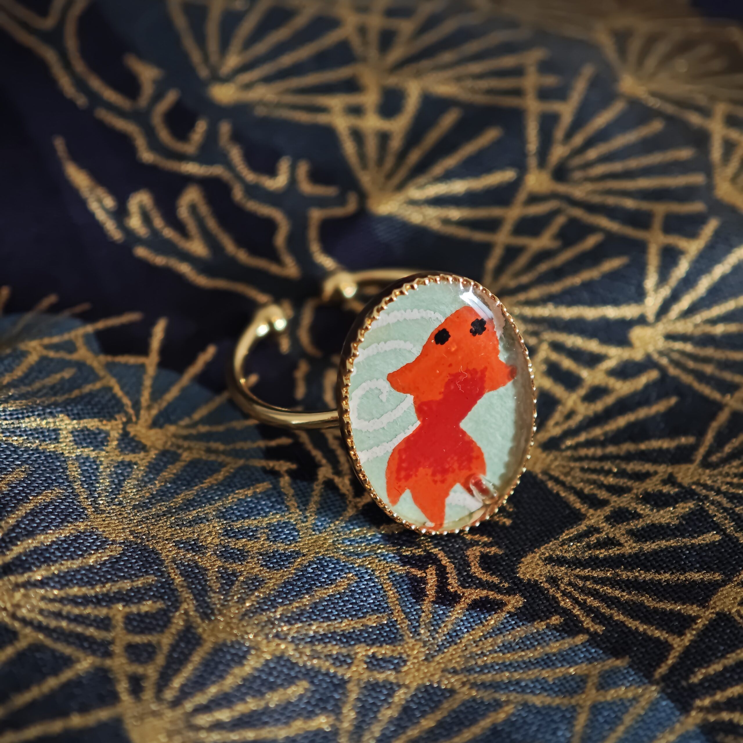 bague carpe koi