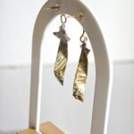 Boucles d’oreilles Carpe Koï Origami – Bijou japonais fait main