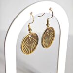 boucles d'oreilles rondes japonaises