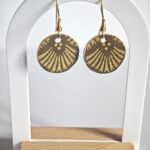 boucles d'oreilles rondes japonaises