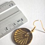 boucles d'oreilles rondes japonaises