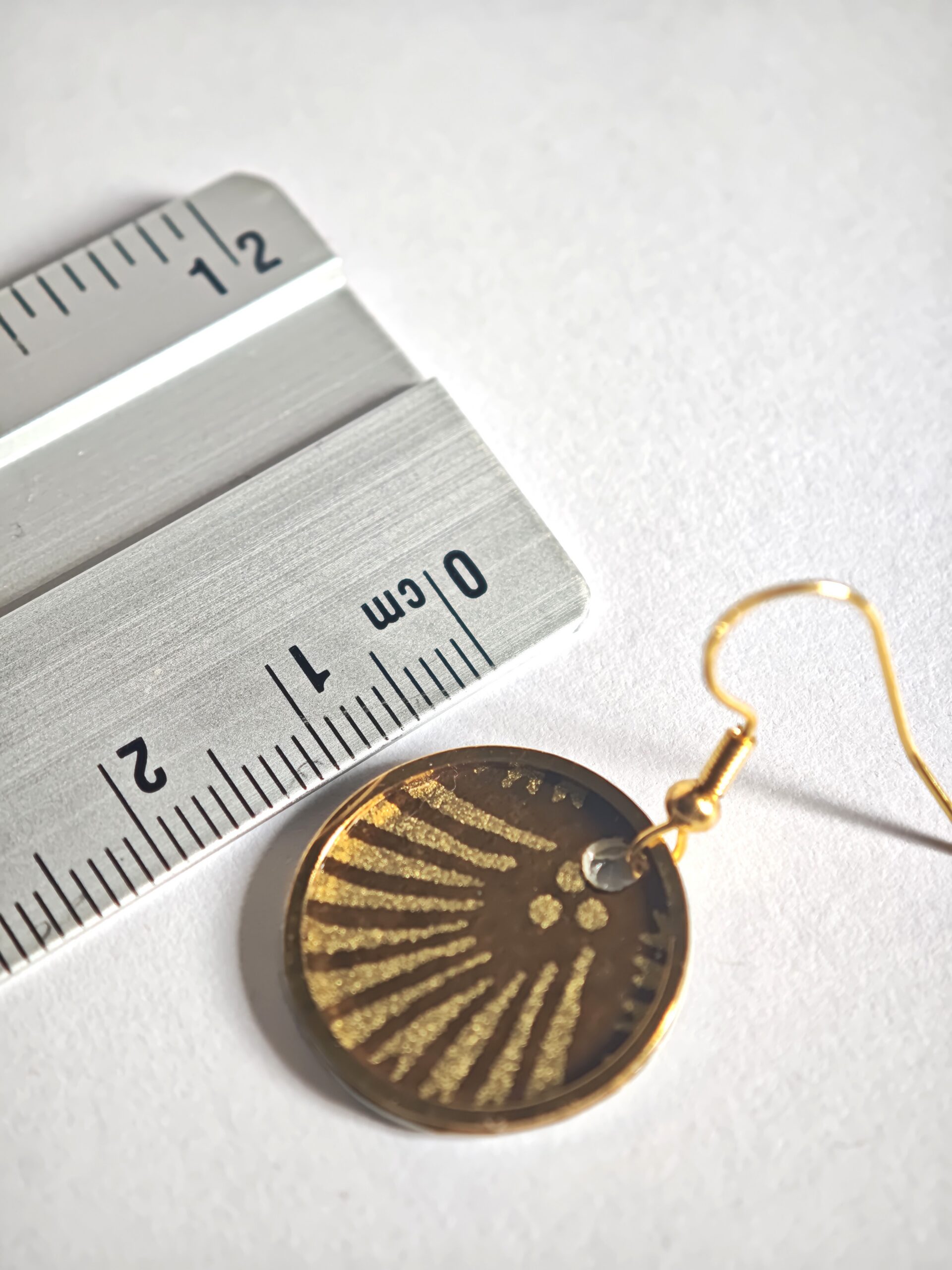 boucles d'oreilles rondes japonaises