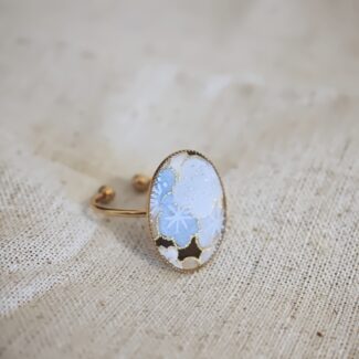 bague papier fleurs