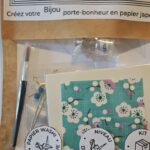 kit origami boucles d'oreilles grues